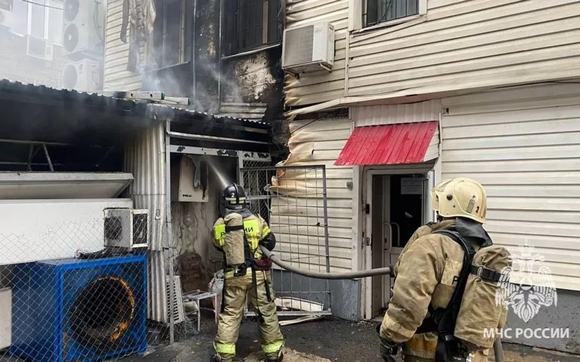 Ресторан загорелся в центре Ижевска