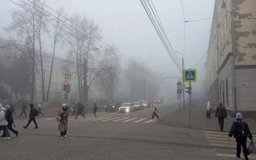 Туман в Ижевске 17 октября. Фото: IZHLIFE