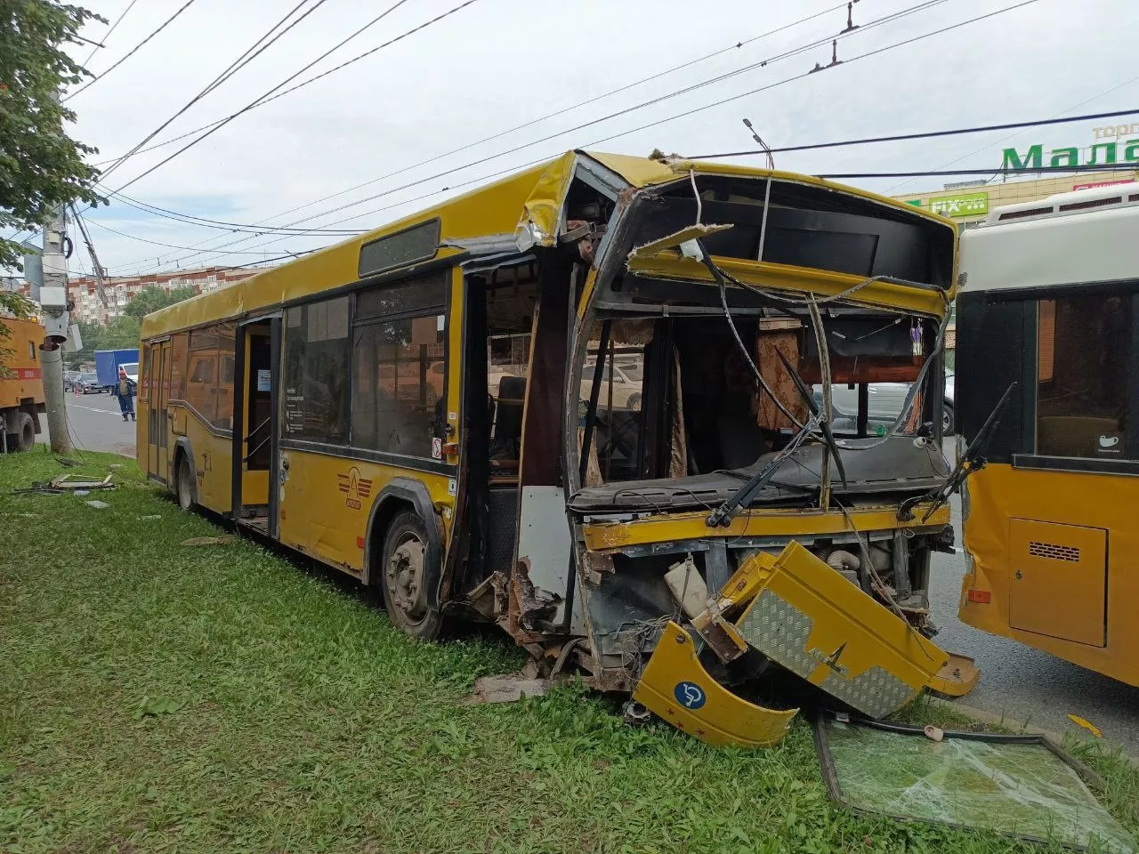 ДТП с участием двух автобусов произошло в Ижевске
