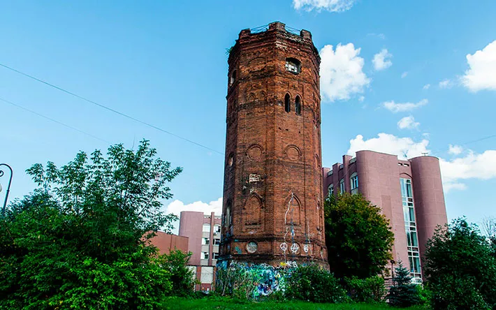 Водонапорную башню 1915 года постройки привели в порядок в Ижевске