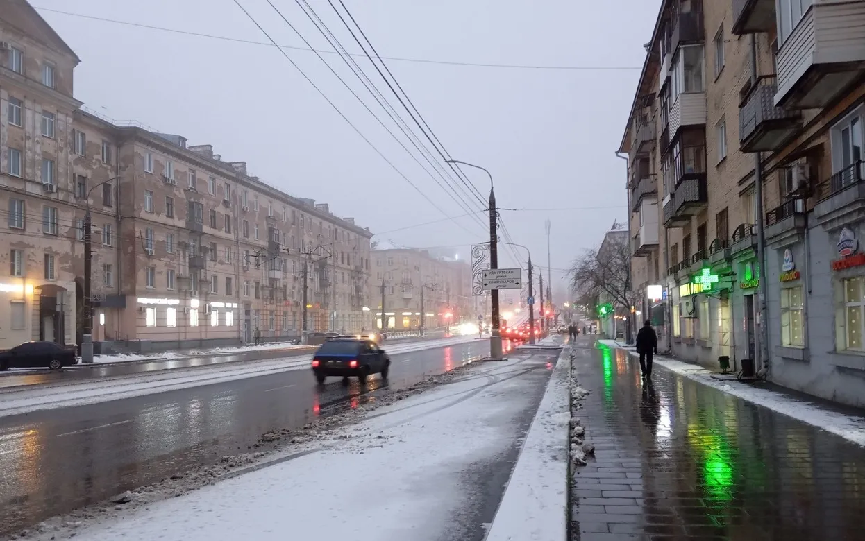 Фотофакт: туман накрыл Ижевск 18 ноября