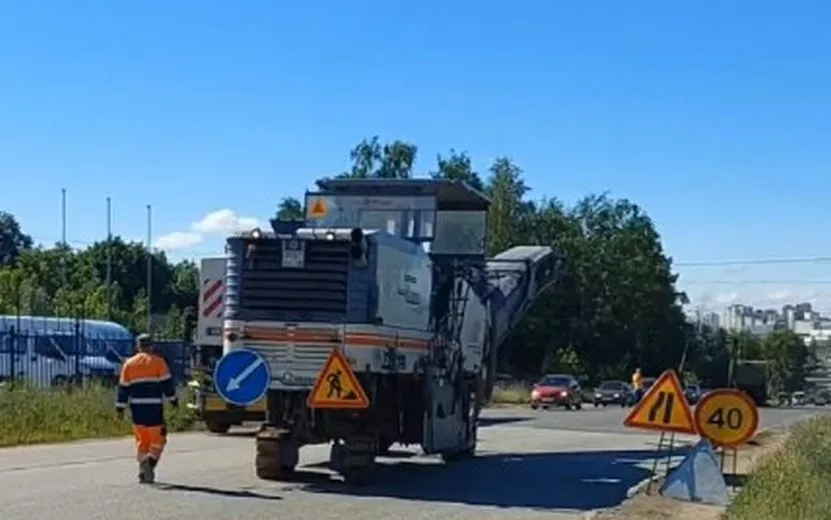 Видеофакт: дорожная техника появилась на Копровом проезде в Ижевске