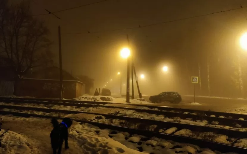 На Ижевск снова опустился туман. Фото: Полина Андрианова