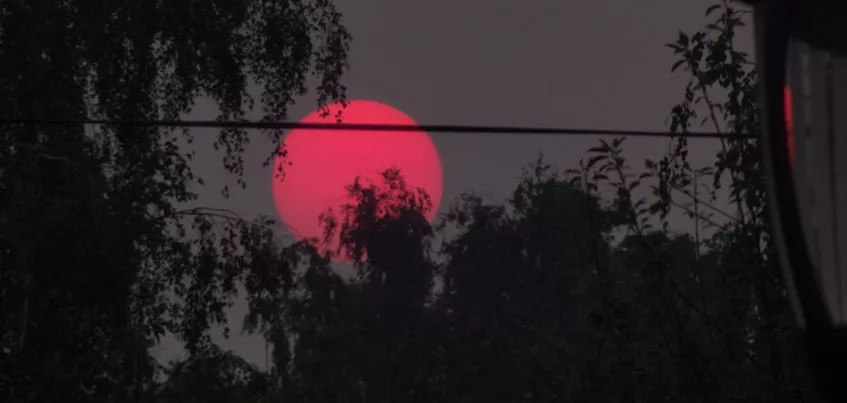 Ижевчанин сфотографировал пятна на вечернем солнце