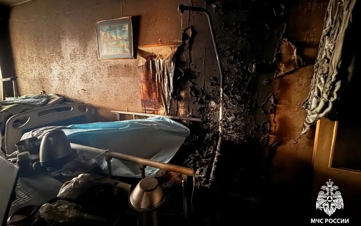 Пожилой мужчина погиб при пожаре на ул. Береговой в Ижевске