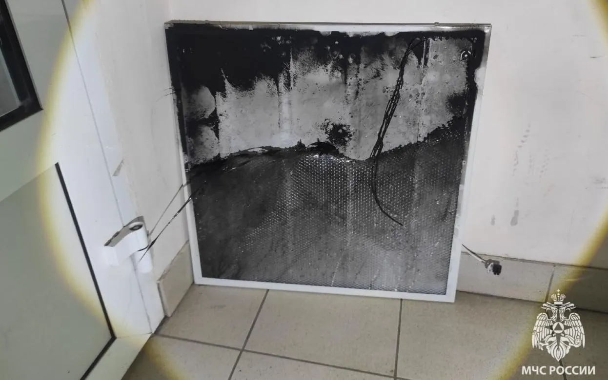 Пожар произошел в магазине на ул. Берша в Ижевске