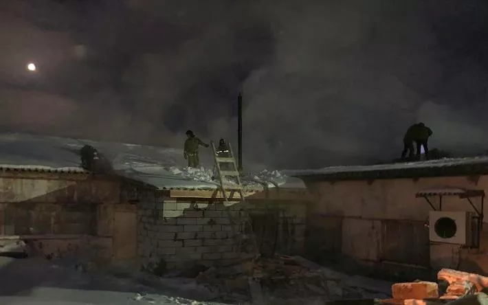 Животноводческая ферма загорелась в Удмуртии