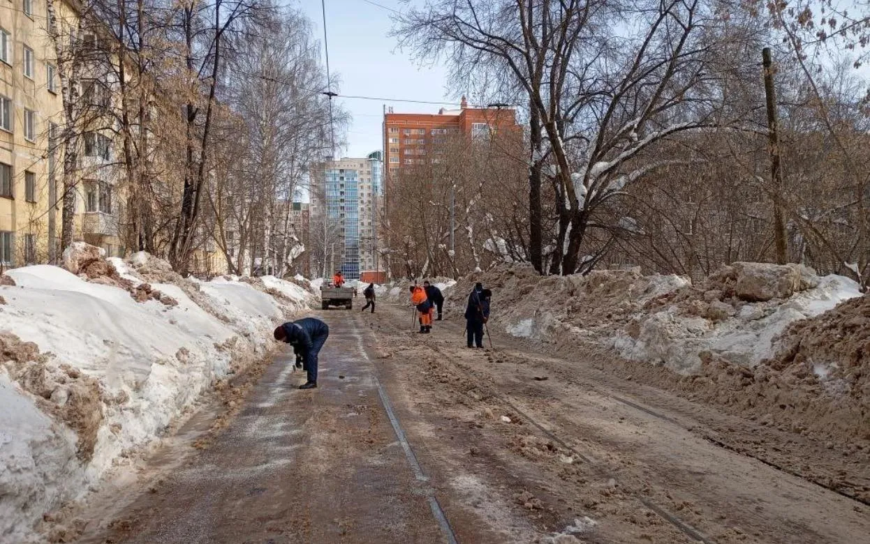 Движение трамваев в гор. Металлургов восстановили в Ижевске