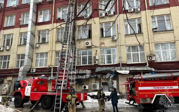 Пожар на ул. Пушкинской в Ижевске произошел из-за возгорания вентиляции