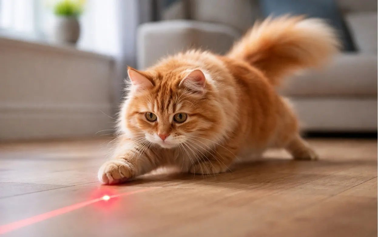 Игрушка, которая сводит кошек с ума: правда о лазерной указке