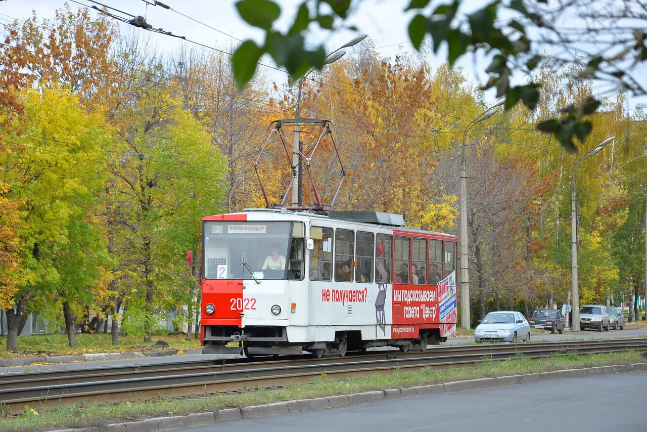 В Ижевске временно закроют движение трамвая №2 от магазина «Океан» до Тимирязева