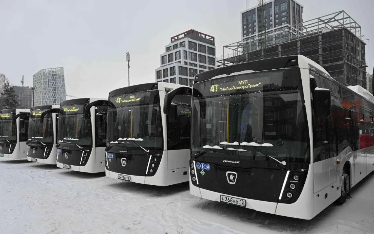 50 новых автобусов поступило в Ижевск