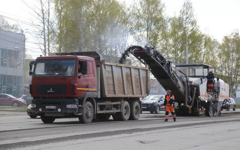 Ремонт Воткинского шоссе начался в Ижевске