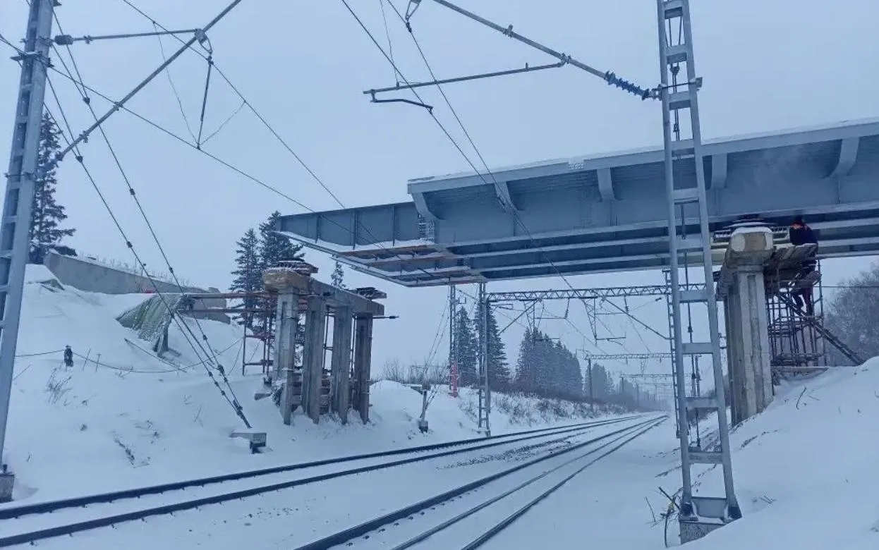 Готовность путепровода через ж/д пути в Балезинском районе оценили в 86%