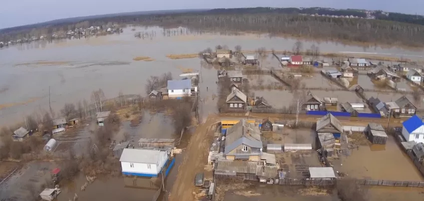 Видео: поселок Игра в Удмуртии затопило