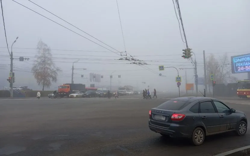 Туман в Ижевске 17 октября. Фото: IZHLIFE