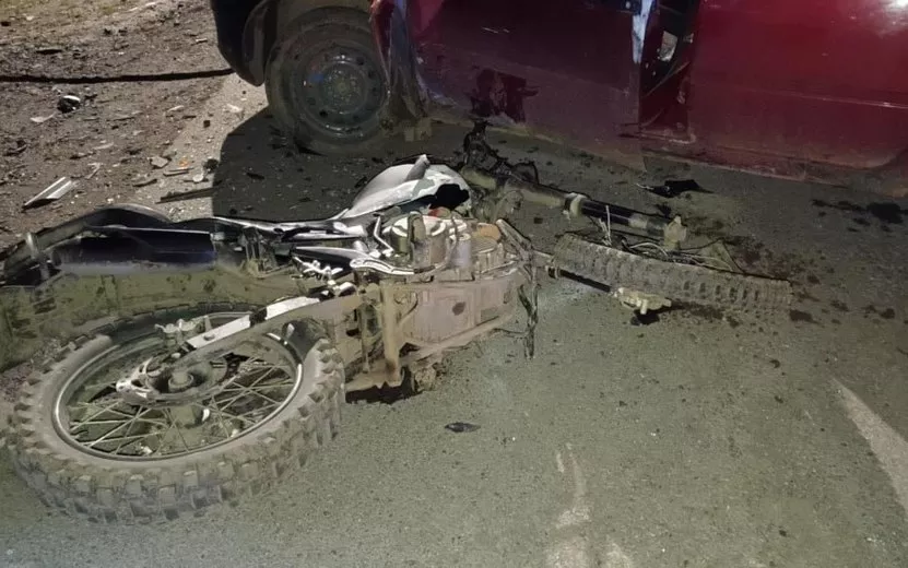 Двое подростков на мотоцикле пострадали в ДТП в Удмуртии