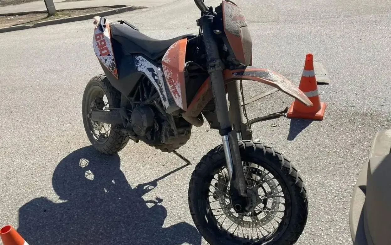 31-летний питбайкер пострадал в ДТП на улице Берша в Ижевске