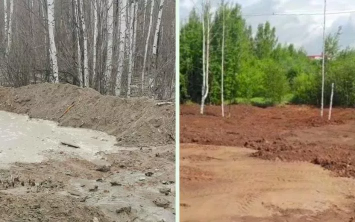 Компания выплатит 39 млн руб. за слив бетона на окраине Ижевска