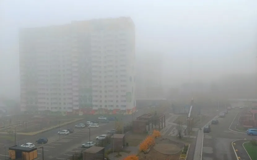 Туман в Ижевске 17 октября. Фото: Марина Орехова