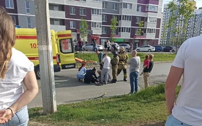 Внедорожник сбил маленького мальчика в районе улицы Берша в Ижевске