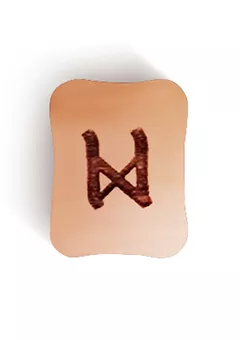 Манназ (ᛗ) - перевернутое положение