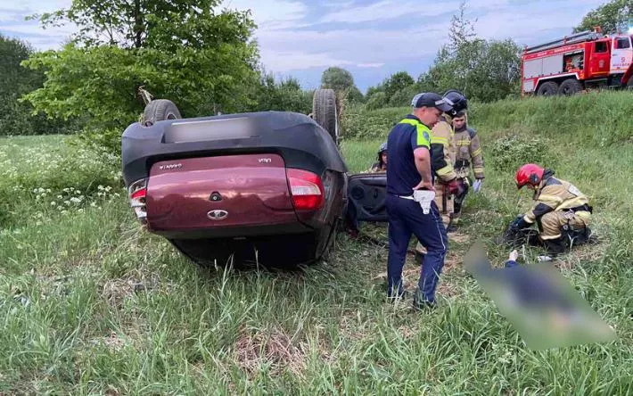 Водитель «Гранты» погиб в ДТП в Ижевске