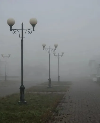 Туман в Ижевске 17 октября. Фото: Ксения Аксенова