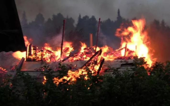 Мужчина погиб на пожаре в Ижевске