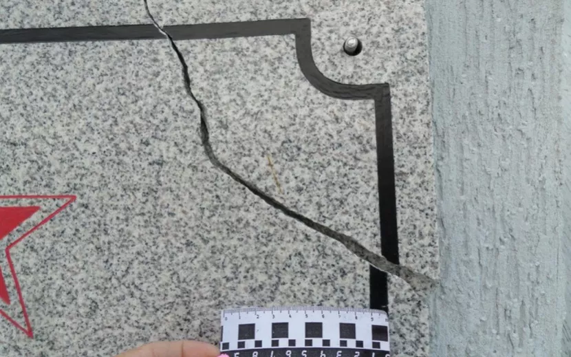 Подросток повредил воинский мемориал в Каракулино. Фото: пресс-служба МВД по Удмуртии