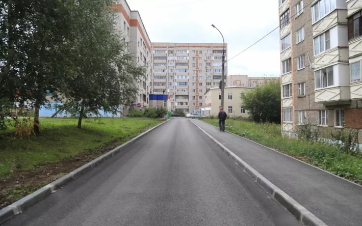 18 межквартальных проездов и 42 тротуара обустроили в Ижевске