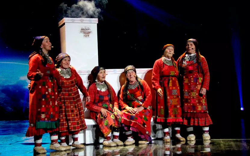 Бабушки из Бураново на конкурсе «Евровидение». YouTube:Eurovision Song Contest 