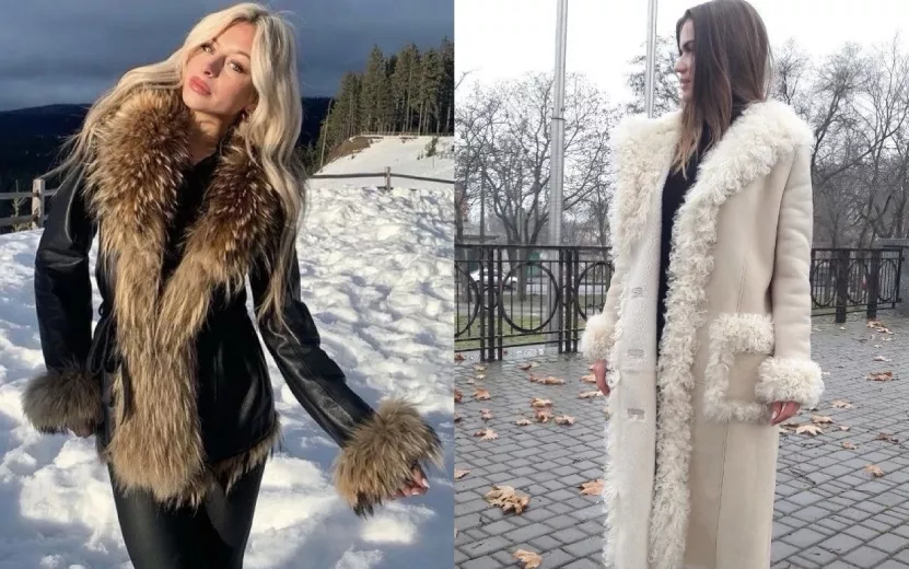 Дубленки с массивным мехом были на пике популярности в 2000-е годы. Фото: pinterest