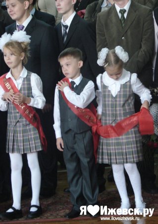 1 сентября в Ижевске: Президент Удмуртии отвел внука в школу