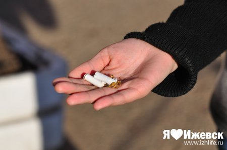 Студенты Ижевска продолжают бороться с курением