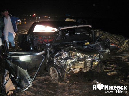 Смертельное ДТП в Удмуртии: пять человек скончались по вине 25-летнего водителя, не имеющего прав!