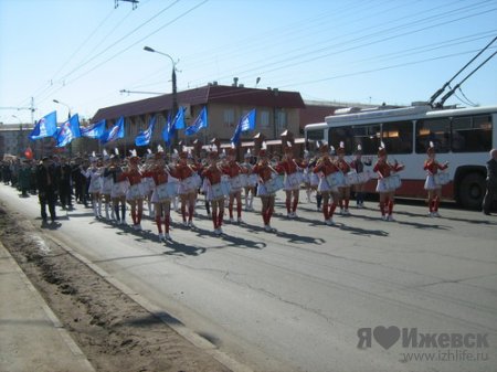 В Ижевске уже начали празднование Дня Победы