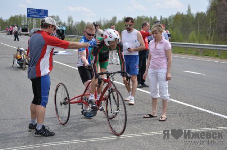 В Ижевске из-за соревнований по велоспорту перекрыли дорогу