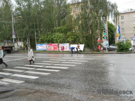 Тротуары центральных улиц Ижевска выложат брусчаткой