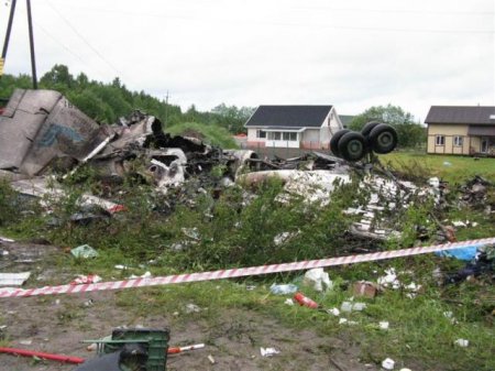 Под Петрозаводском разбился Ту-134, погибли 44 человека