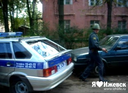 В Удмуртии после погони полиция задержала пьяного автоугонщика