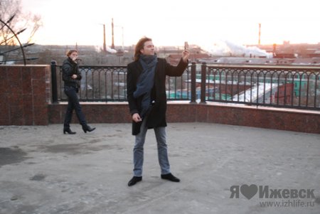 Дмитрий Маликов в Ижевске фотографировал себя в душевой кабинке