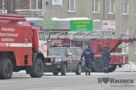 В Ижевске из-за дыма эвакуировали гостиницу «Центральную»