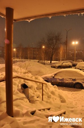 В Ижевске последний снежный день