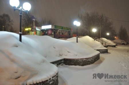 В Ижевске последний снежный день