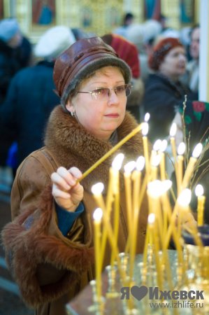 Православные Ижевска отмечают Вербное воскресенье