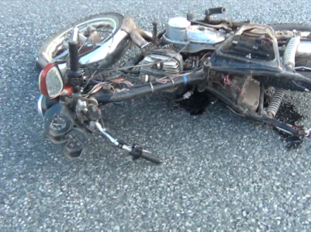 ДТП в Удмуртии: «Нива» сбила мотоциклиста