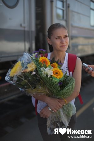 Спортсменка Дарья Вдовина вернулась в Ижевск с Олимпиады разочарованной