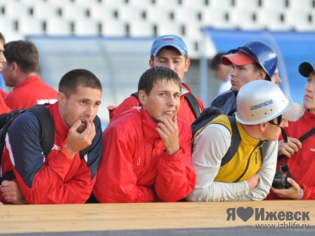В Ижевске установили новый российской рекорд в подъеме штурмовой лестницы