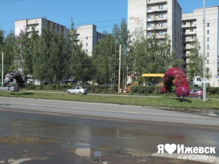Новый «коммунальный фонтан» появился в Ижевске